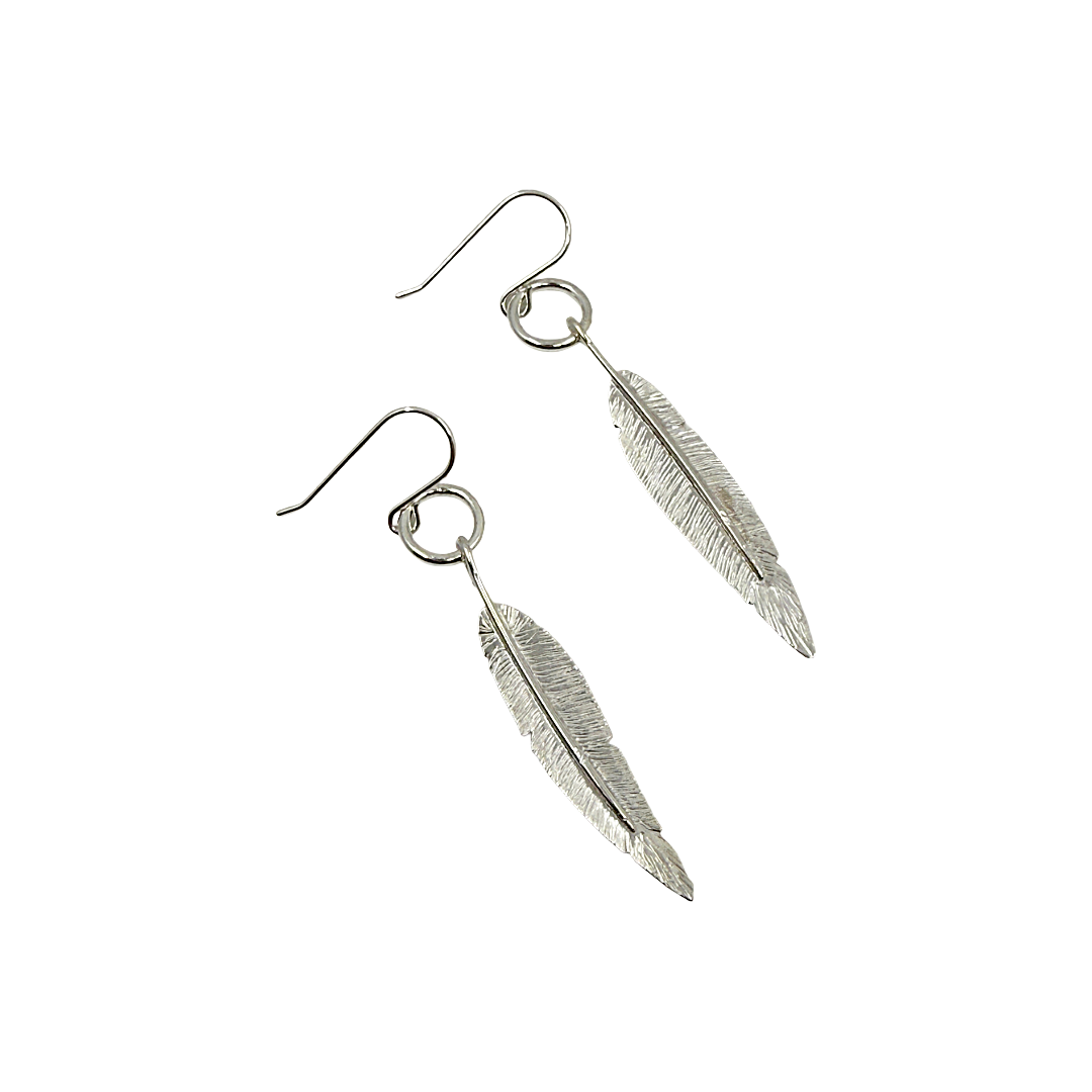 Kate Hunter | ‘Feathers’| Earrings | Silver