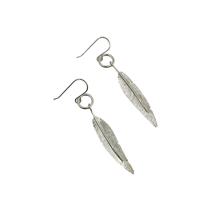 Kate Hunter | ‘Feathers’| Earrings | Silver