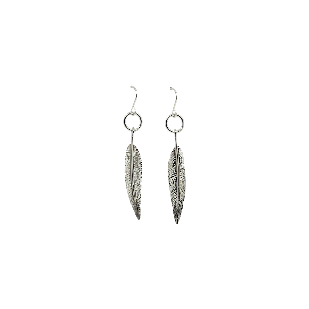 Kate Hunter | ‘Feathers’| Earrings | Silver