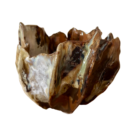 KIM NOLAN | ‘Seed Pod Bowl #5’ | Mid-fire clay / glaze / stain