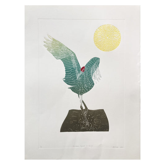 KASSANDRA SAVAGE | ‘Korrakorr Spreads it's Wings’ | 2025 | Monoprint