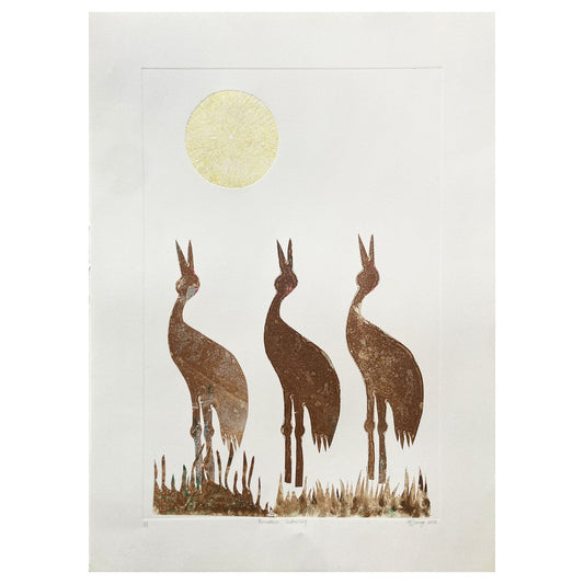 KASSANDRA SAVAGE | ‘Korrakorr Gathering’ | Monoprint