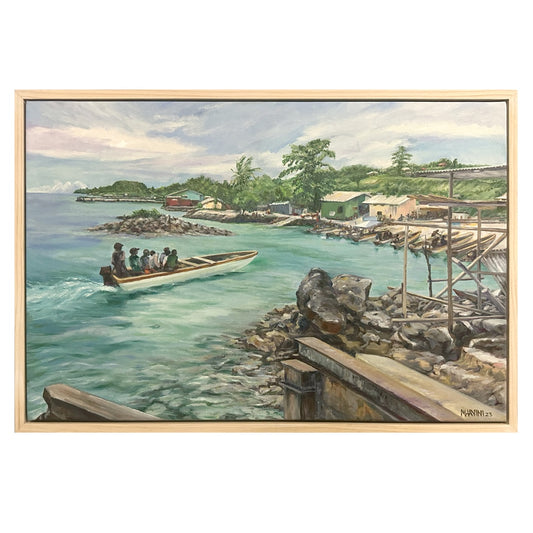 MARILYN TALEO HAVINI | 'Kokapau, Buka Passage' | Oil on canvas