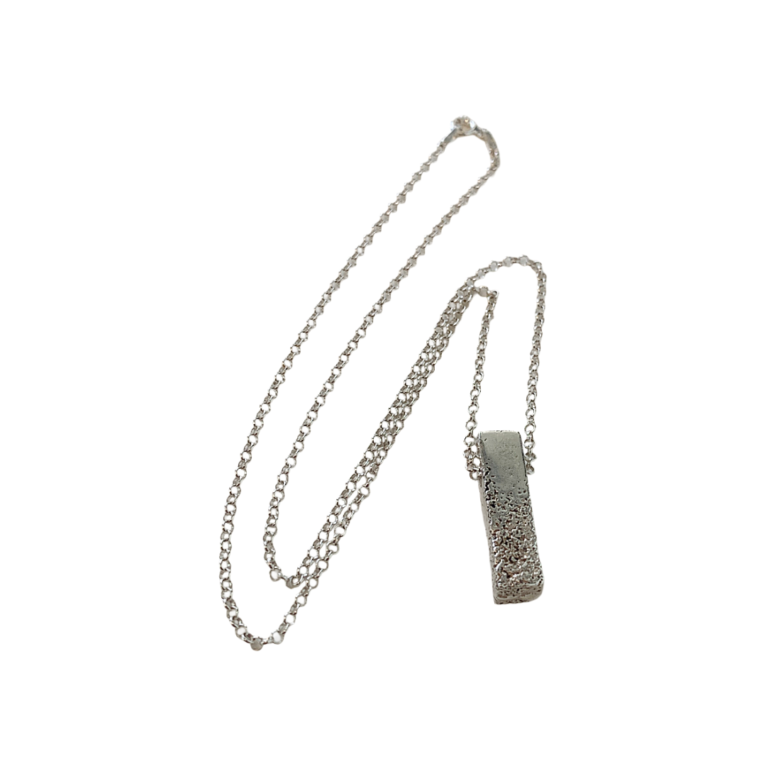 LAURA SCOTT STUDIO | ‘Sandcast Sandbar’ | Cairns Sand & Chain | 925 Sterling Silver