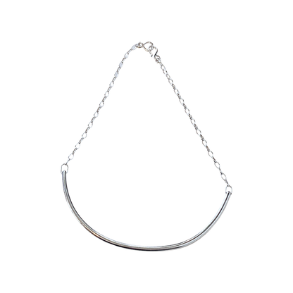 LAURA SCOTT STUDIO | 'Silver Bar Collar' | 925 Sterling Silver