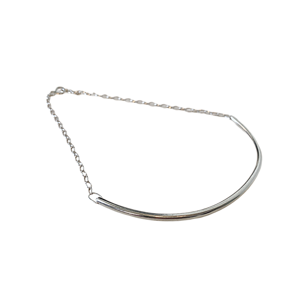 LAURA SCOTT STUDIO | 'Silver Bar Collar' | 925 Sterling Silver