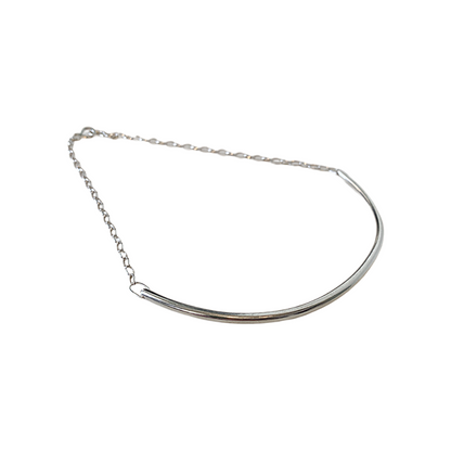 LAURA SCOTT STUDIO | 'Silver Bar Collar' | 925 Sterling Silver