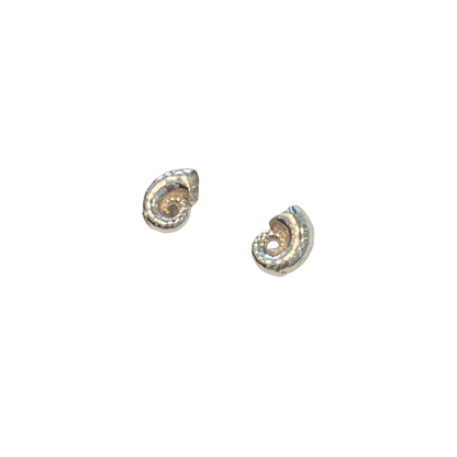 LAURA SCOTT STUDIO | Spirula Seashell Studs | 2026 | Sterling Silver