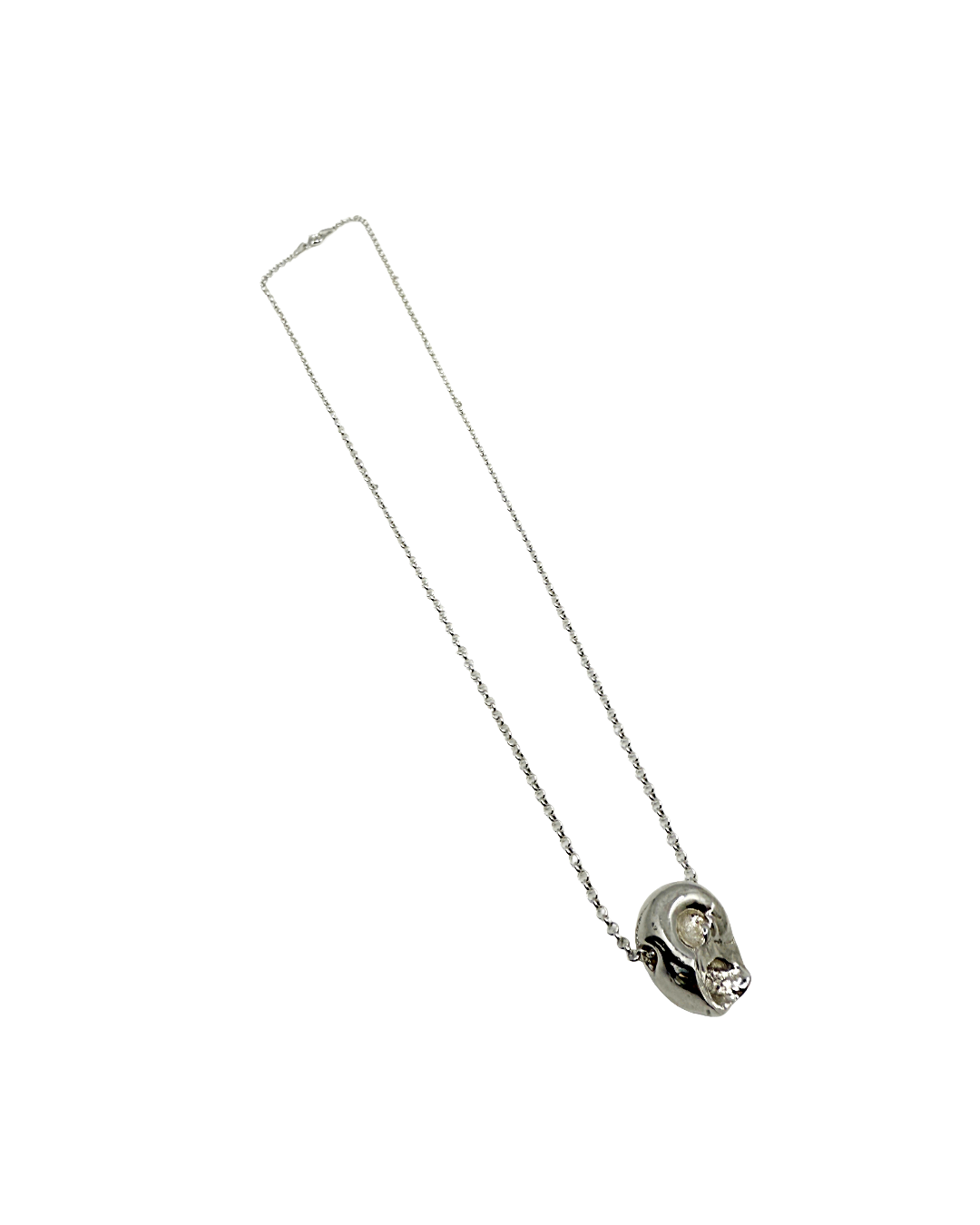 LAURA SCOTT HANDMADE JEWELLERY | ‘Sandcast Seashell necklace’ | 925 Sterling silver / 45cm Sterling silver chain