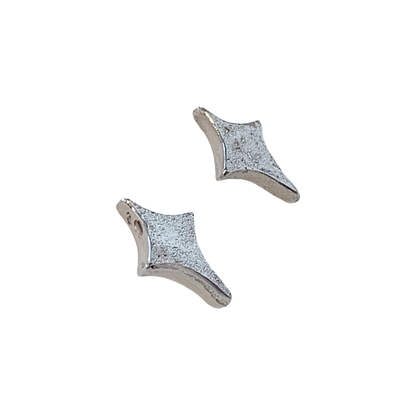 LAURA SCOTT STUDIO | ‘Sandcast Star Studs’ | 925 sterling silver