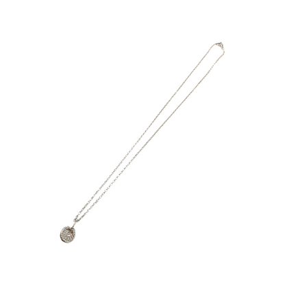 LAURA SCOTT STUDIO | ‘Mini Abalone Impression Pendant’ | Sandcast Pendant on Chain | 925 sterling silver