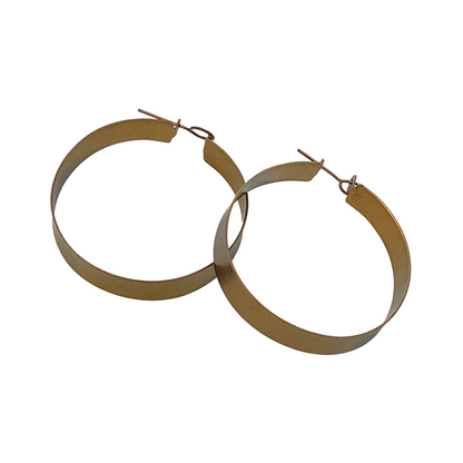 FAR NORTH STUDIO | ‘Hoop earrings’ | Pink Gold | Titanium
