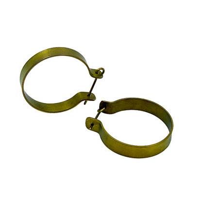 FAR NORTH STUDIO | ‘Hoop earrings - small’ | Gold | Titanium