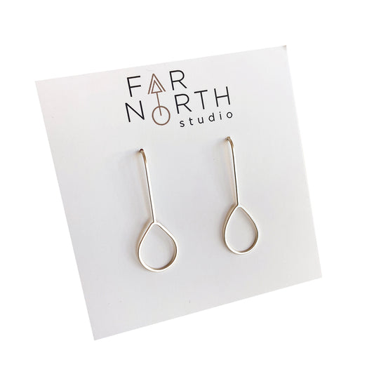 FAR NORTH STUDIO | 'Rain Drop' | Sterling Silver Earrings