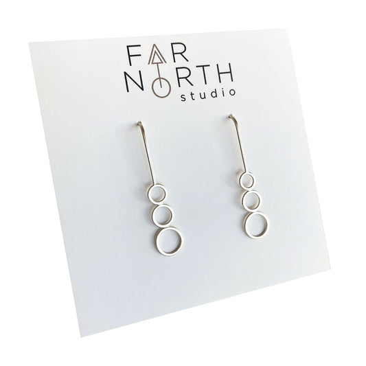 FAR NORTH STUDIO | 'Bubbly Earrings' | Sterling silver