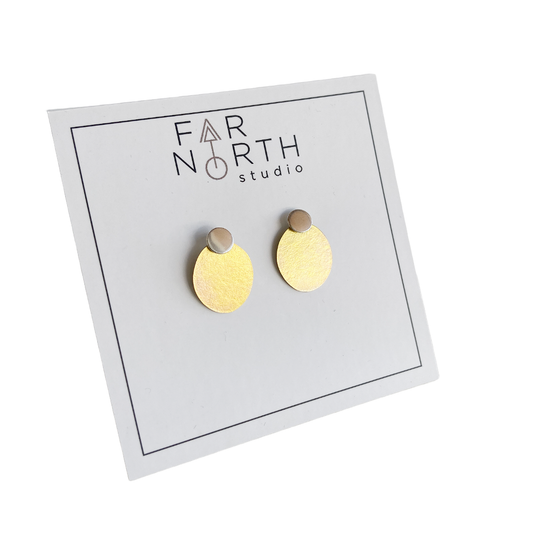 FAR NORTH STUDIO | ‘Happy Earrings’ | Gold | Titanium and sterling silver