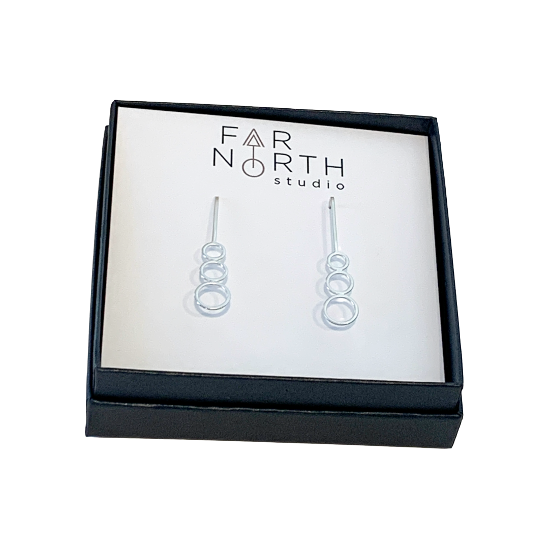 FAR NORTH STUDIO | ‘Bubble earrings’ | Sterling Silver