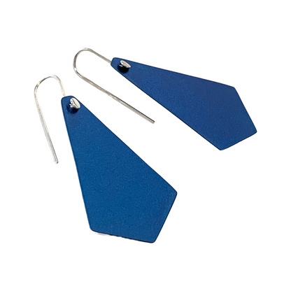 FAR NORTH STUDIO | ‘Some Days are Diamonds Earrings’ | Blue | Sterling Silver | Titanium