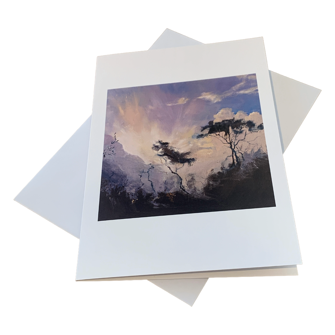 LOU DERRY | ‘Wangetti Beach Walk’ | Greeting Card + Envelope