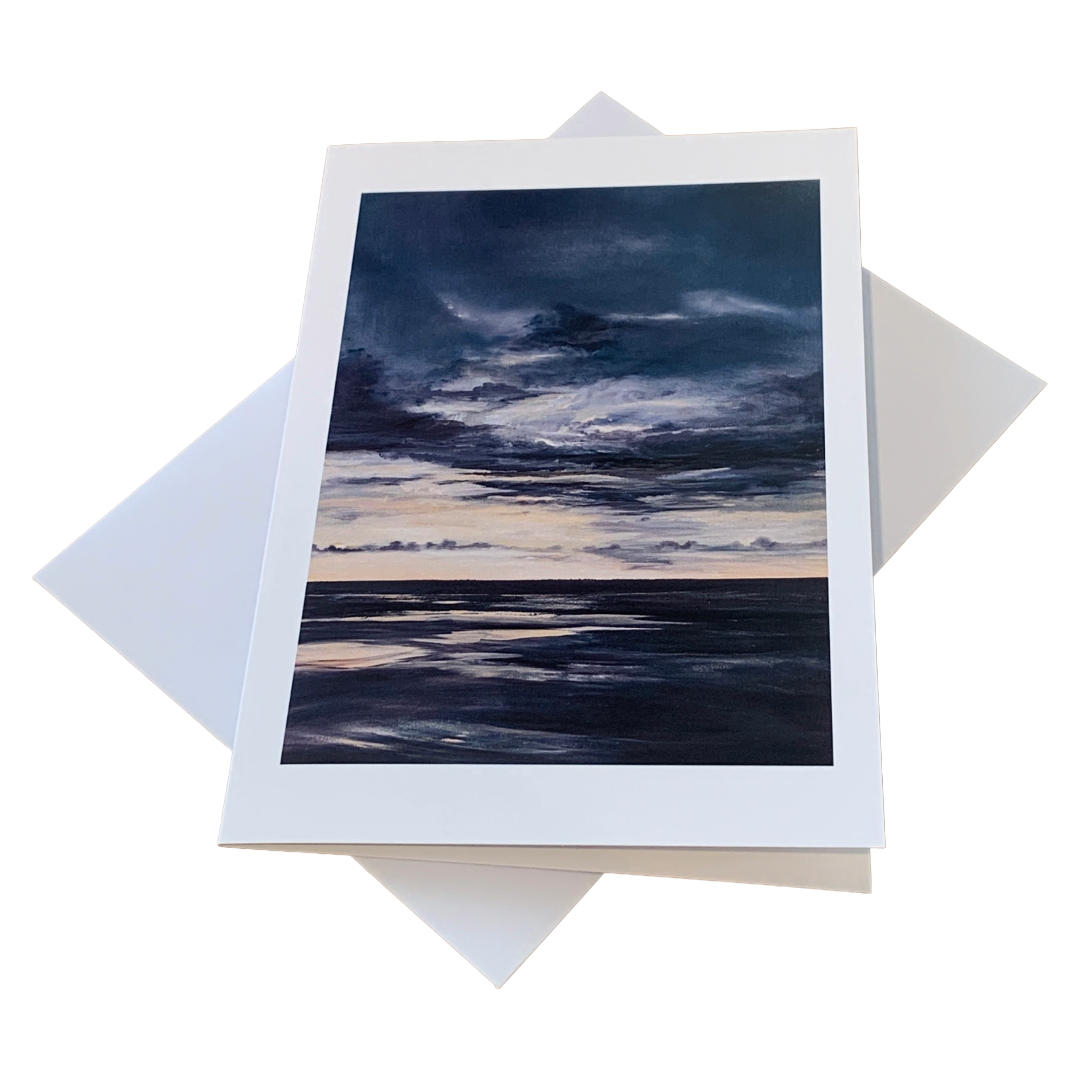 LOU DERRY | ‘Facing the Elements III’ | Greeting Card + Envelope
