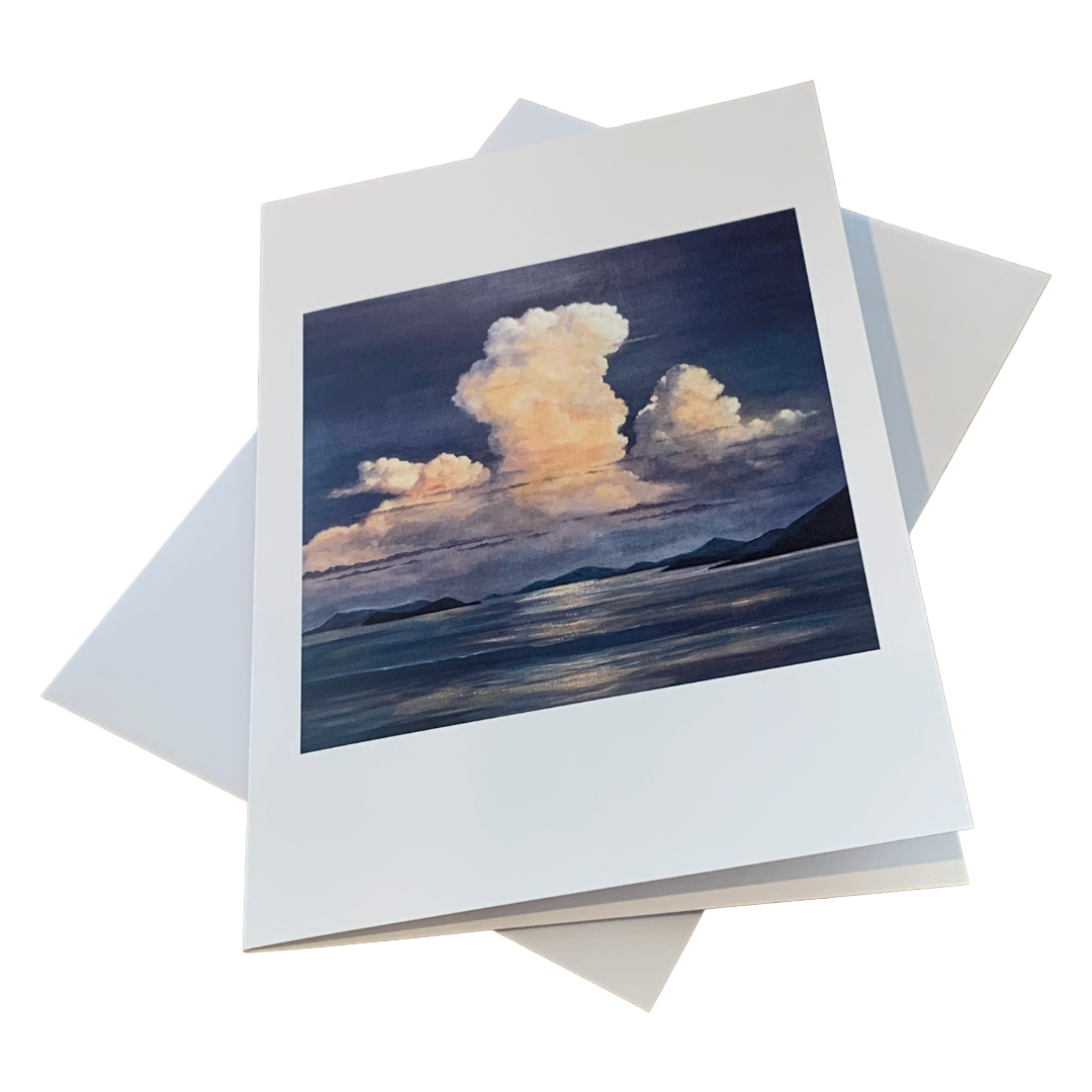 LOU DERRY | ‘Cumulonimbus VI’ | Greeting Card + Envelope