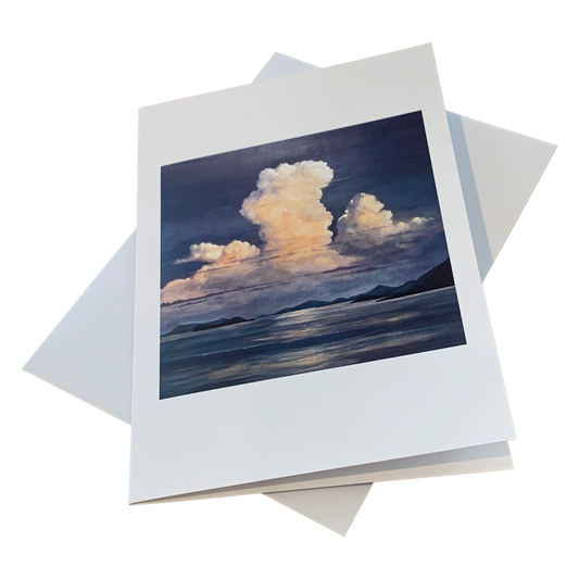 LOU DERRY | ‘Cumulonimbus VI’ | Greeting Card + Envelope