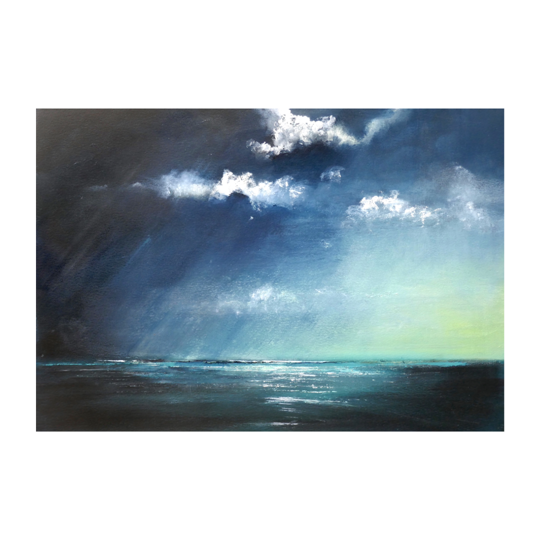 LOU DERRY | ‘Facing the Elements VI’ | 2024 | Oil on Arches Paper