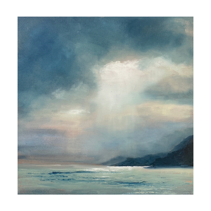 LOU DERRY | ‘Sea Mists I’ | 2025 | oil on canvas | 40 x 40 x 3.5 cm