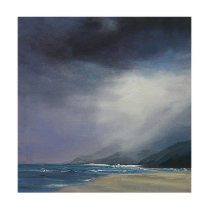 LOU DERRY | ‘Sea Mists II’ | 2025 | oil on canvas | 40 x 40 x 3.5 cm