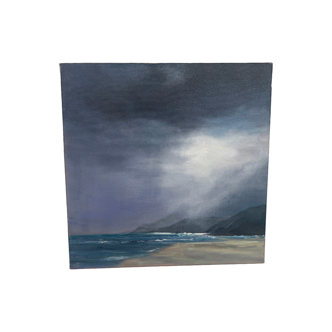 LOU DERRY | ‘Sea Mists II’ | 2025 | oil on canvas | 40 x 40 x 3.5 cm
