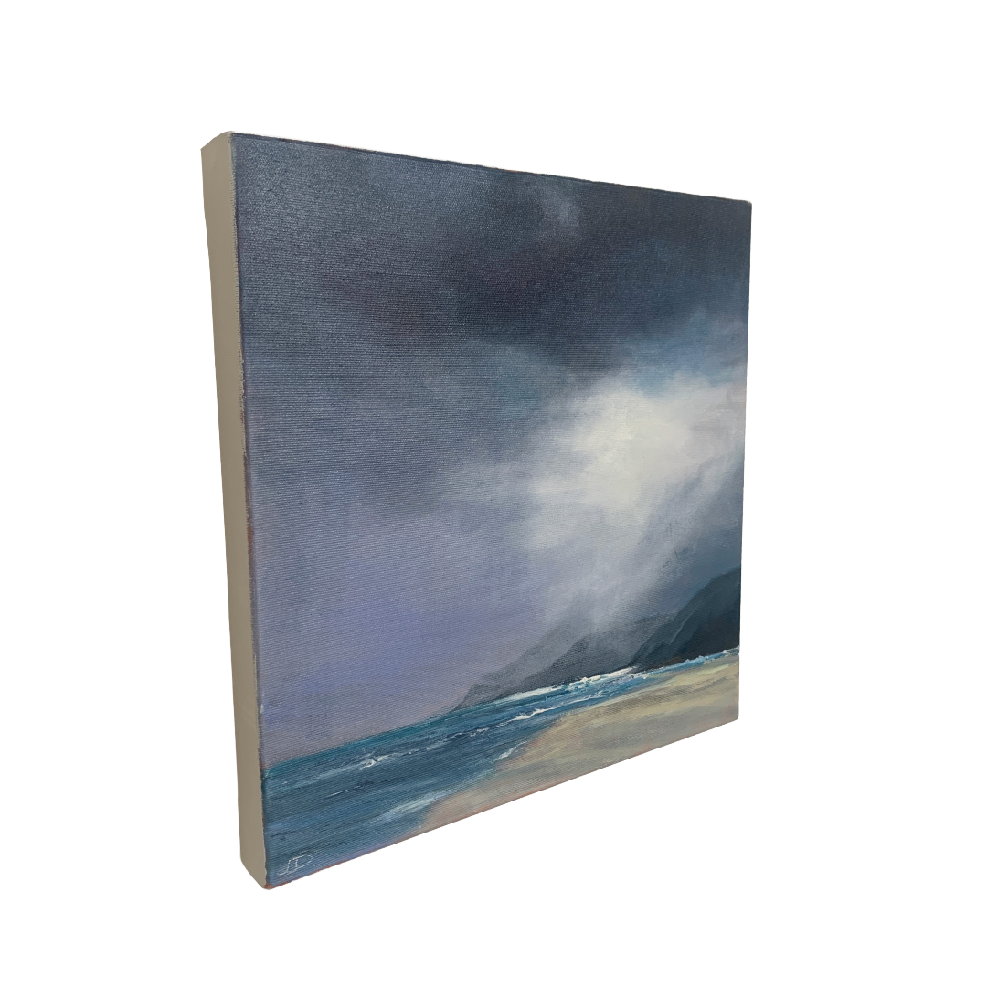 LOU DERRY | ‘Sea Mists II’ | 2025 | oil on canvas | 40 x 40 x 3.5 cm