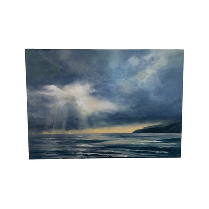 LOU DERRY | ‘Heavy Storm’ | 2025 | oil on board | 42 x 60 x 2 cm