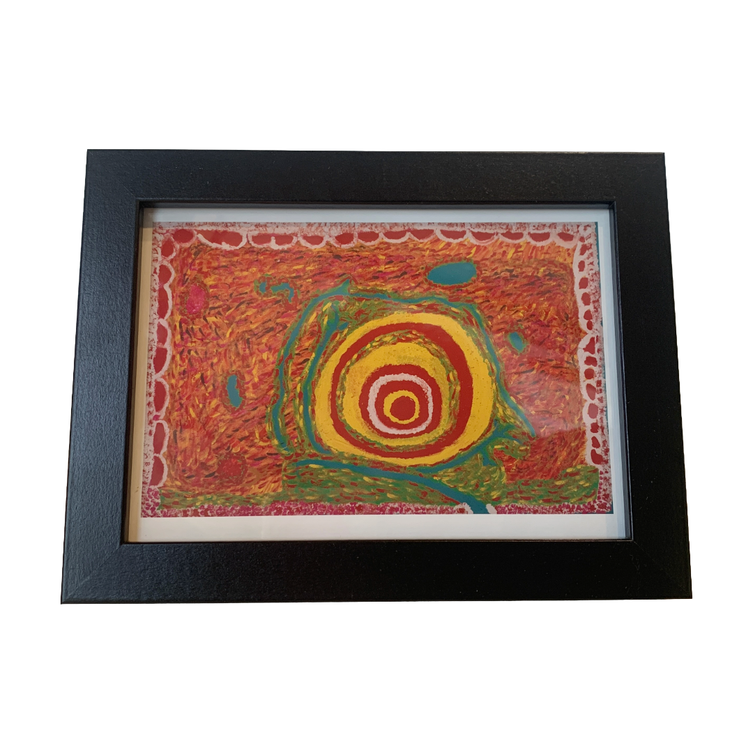 MORNINGTON ISLAND POSTCARDS - Netta Loogatha | 'Makakirr' |  Small Framed Image