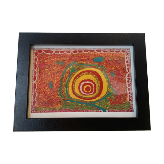 MORNINGTON ISLAND POSTCARDS - Netta Loogatha | 'Makakirr' |  Small Framed Image
