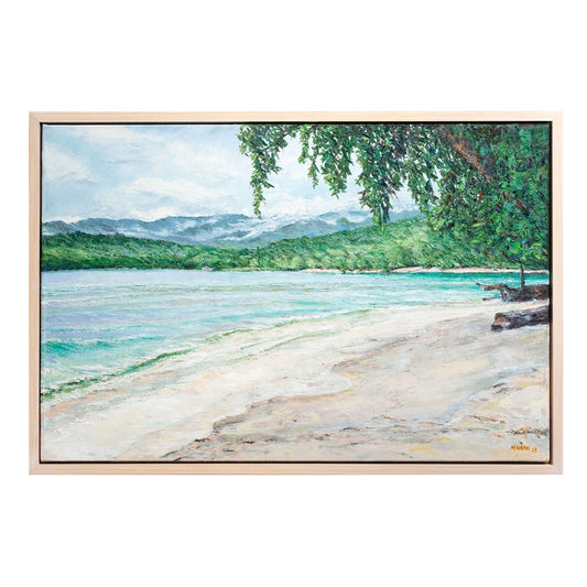 MARILYN TALEO HAVINI | 'Loloho Beach No 3. from Rorovana' | Oil on canvas