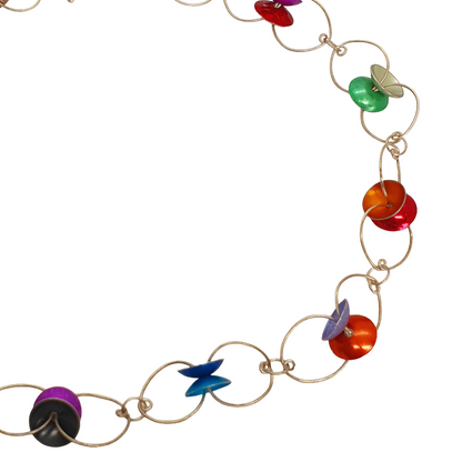 ALISON McDONALD | ‘Aliware Margie Necklace’ | Sterling silver & reclaimed anodised aluminium saucepan lids