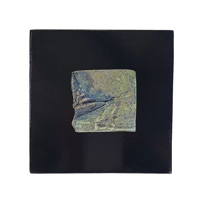 MALKI STUDIO | 'Traces of Time 2' | Ceramic wall art on board | Multiple glaze firings