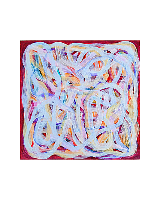 MAHARLINA GOROSPE-LOCKIE | ’Ice Melt #2’ | 2025 | Acrylic on canvas