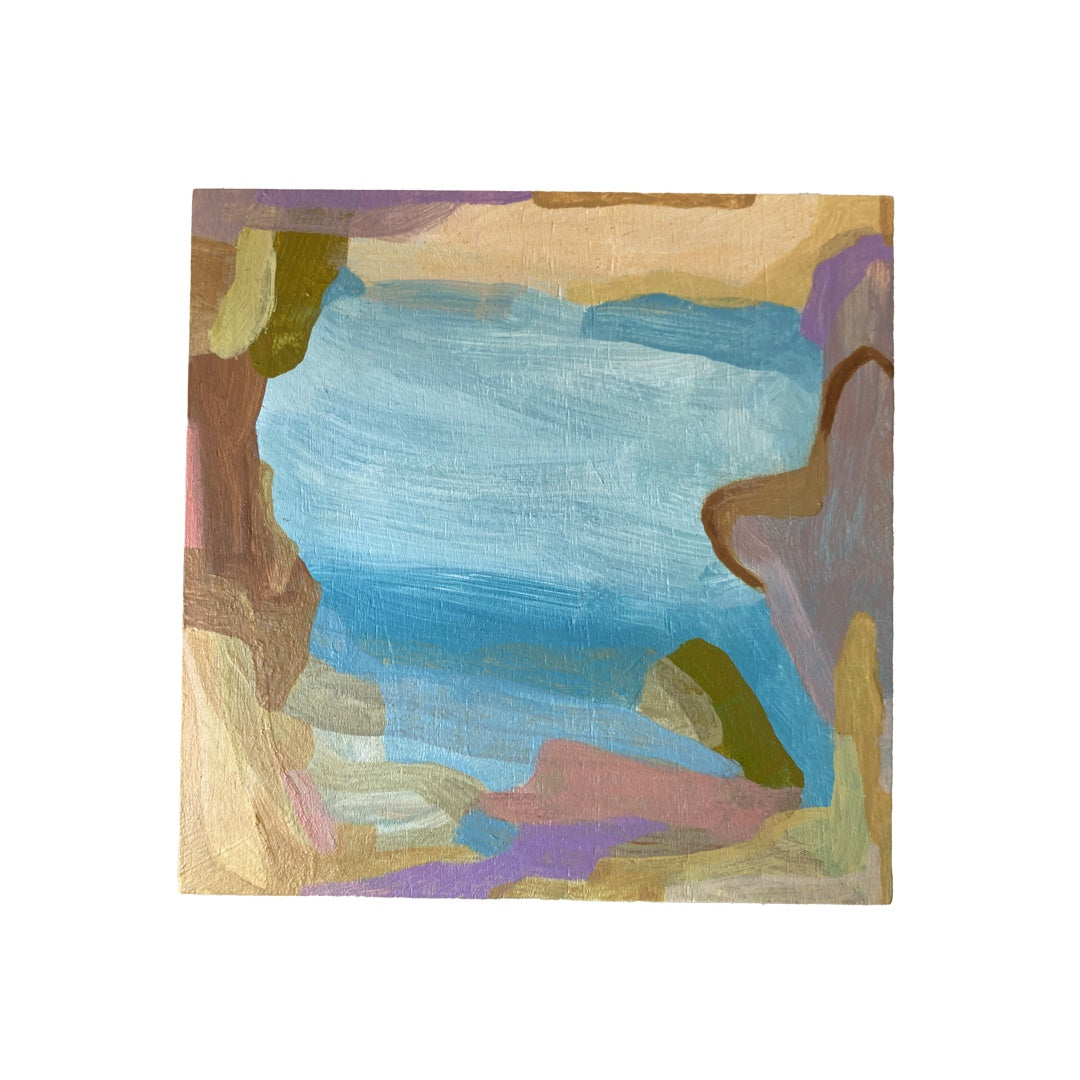 MAHARLINA GOROSPE-LOCKIE | 'Sedimentation #3' | Acrylic on board