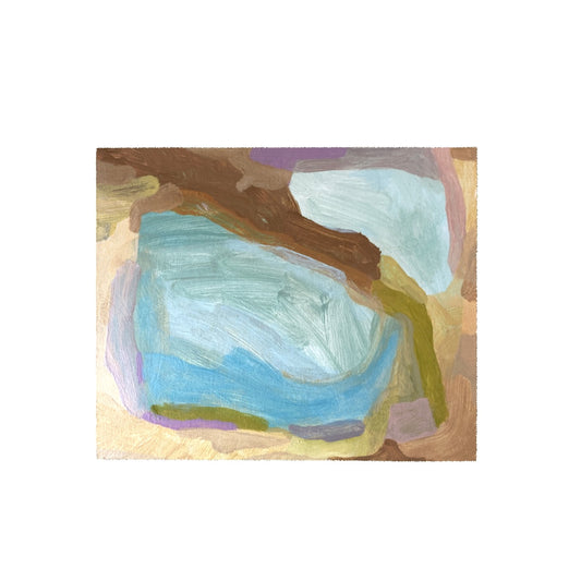 MAHARLINA GOROSPE-LOCKIE | 'Sedimentation #6' | Acrylic on board