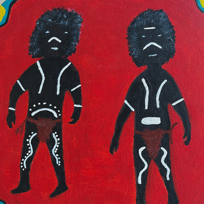 CORALIE  THOMPSON KUTHAKIN | ‘Body Paint-Up’ | Acrylic on board