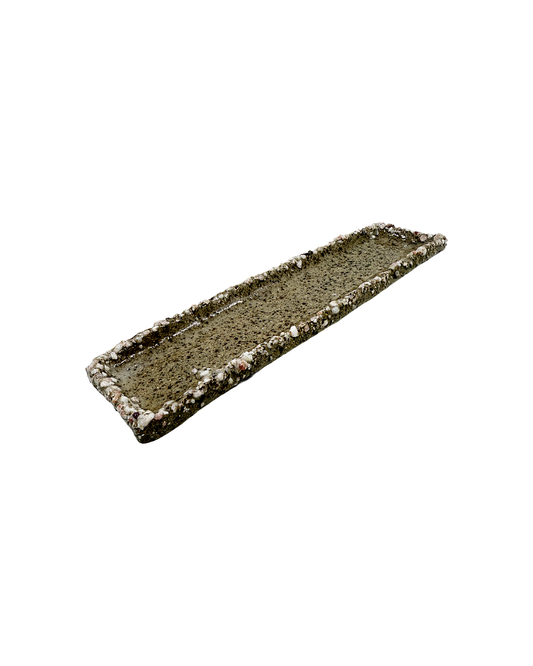 MISA. CO | ‘Flat Ceramic Quartz Plate #1’ | Australian Clay / Resin
