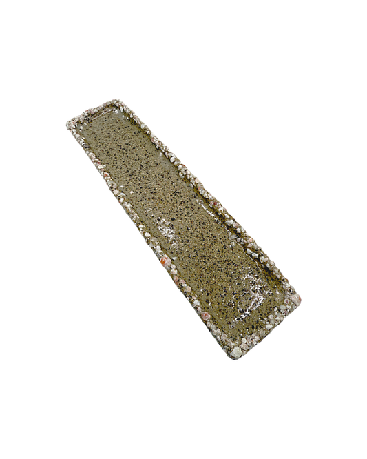MISA. CO | ‘Flat Ceramic Quartz Plate #2’ | Australian Clay / Resin