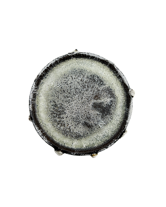 MISA. CO | ‘Ceramic Quartz Jewelry Plate’ | Crystalline Glaze / Japanese Clay (Black) / Resin