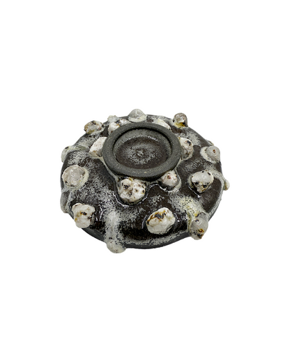 MISA. CO | ‘Ceramic Quartz Jewelry Plate’ | Crystalline Glaze / Japanese Clay (Black) / Resin