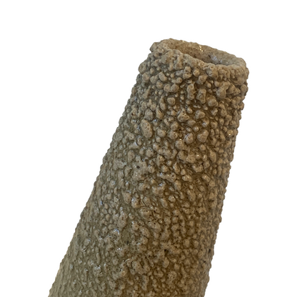 MISA.CO | 'Glazed Ceramic Vase' | Japanese clay (mixed with wild clay) / Resin
