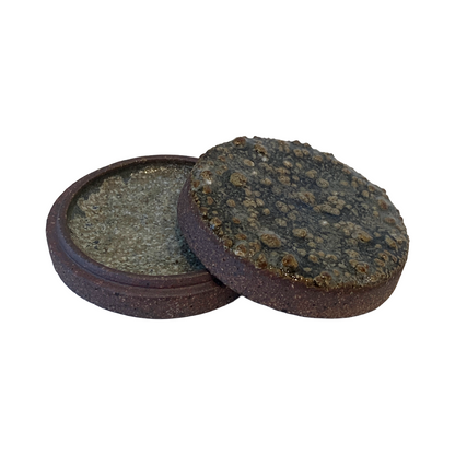 MISA.CO | 'Glazed Ceramic Jewellery Box' | Japanese Clay / Smoked-fired
