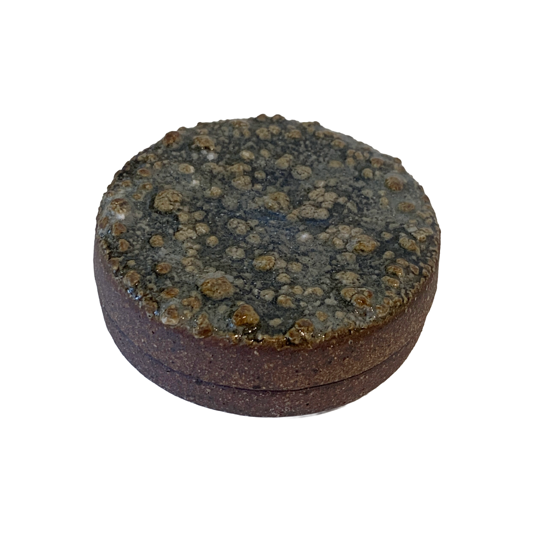 MISA.CO | 'Glazed Ceramic Jewellery Box' | Japanese Clay / Smoked-fired