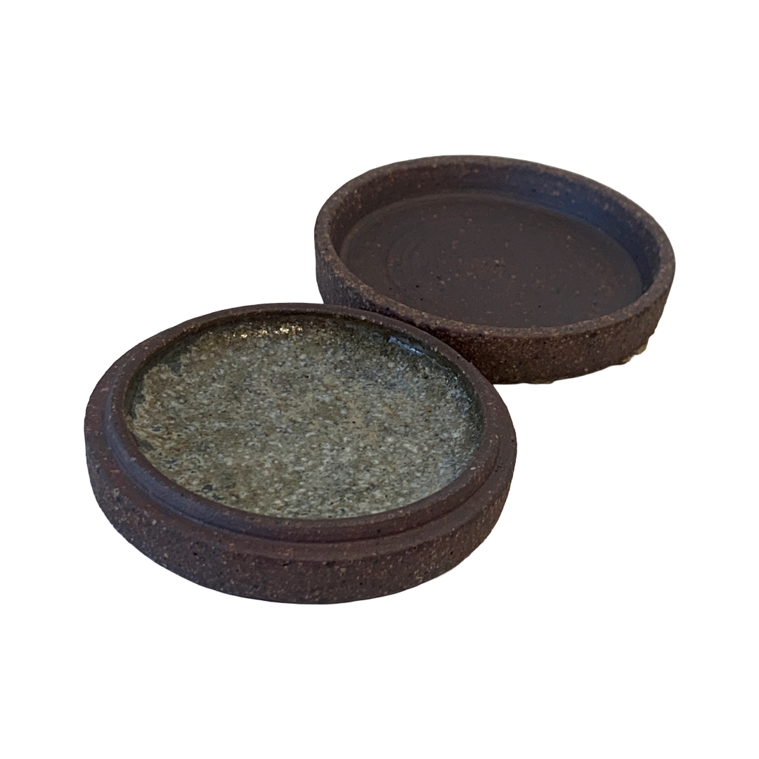 MISA.CO | 'Glazed Ceramic Jewellery Box' | Japanese Clay / Smoked-fired