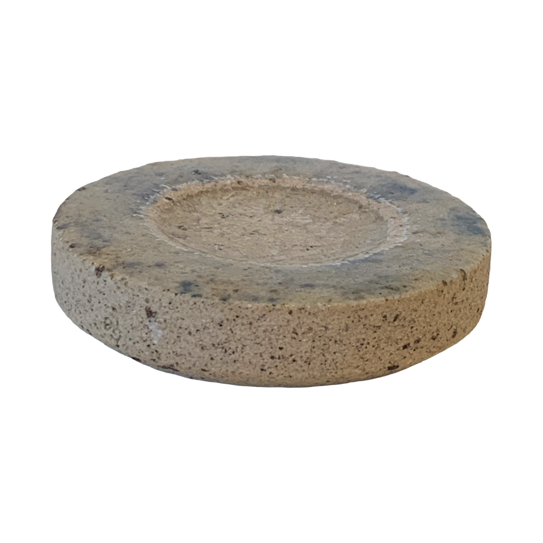 MISA.CO | 'Glazed Ceramic Jewellery + Candle Plate' | Japanese Clay (mixed with wild clay) / Glass